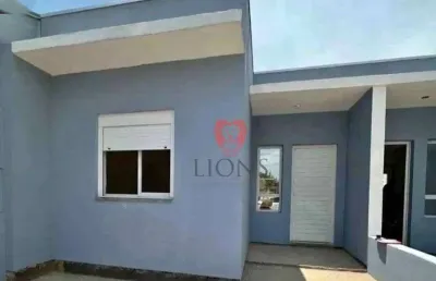 Casa com 2 dormitórios à venda, 50 m² por r$ 276.600 - parque ipiranga - gravataí/rs