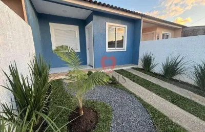 Casa com 2 dormitórios à venda, 44 m² por r$ 229.000 - jardim betânia - cachoeirinha/rio grande do sul