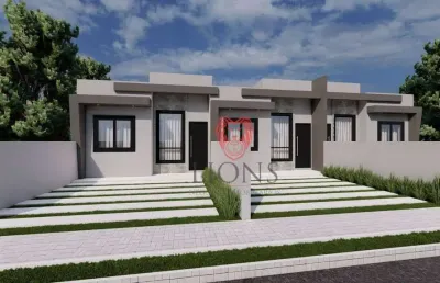 Casa com 2 dormitórios à venda, 60 m² por r$ 289.000 - parque olinda - gravataí/rs