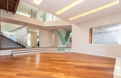 Casa com 4 dormitórios para alugar, 300 m² por r$ 16.360,45/mês - tingui - curitiba/pr