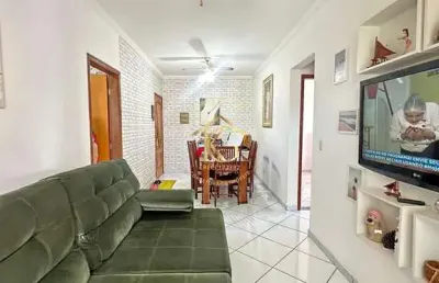 Apartamento guilhermina praia grande 2 dormitórios 1 suíte.