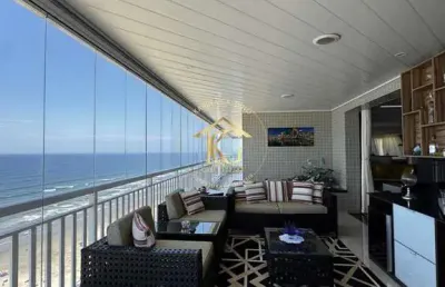 Cobertura aviação praia grande 3 dormitórios 3 suítes jacuzzi hidro vista mar