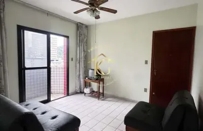 Apartamento canto do forte praia grande 1 dormitório 2 sacadas