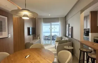 Apartamento novo e mobiliado à venda na guilhermina, praia grande.