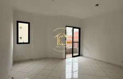 Apartamento semimobiliado no canto do forte, praia grande - sp