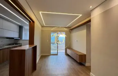 Apartamento tupi praia grande 1 dormitório com suíte andar alto planejado lindo