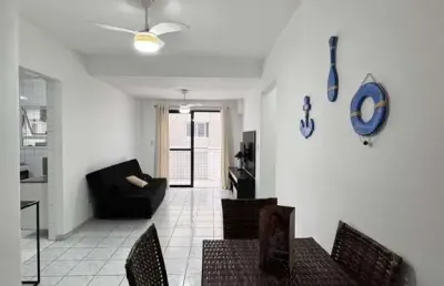 Apartamento semimobiliado no bairro canto do forte, praia grande, são paulo