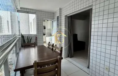 Apartamento canto do forte praia grande 1 dormitório com suíte grande espaçoso