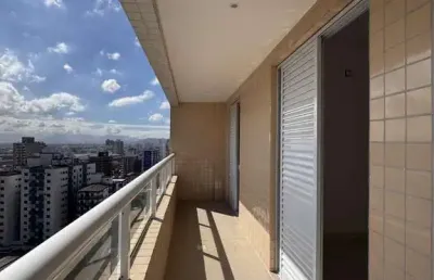 Apartamento semimobiliado com 2 suítes e varanda gourmet – aviação, praia grande