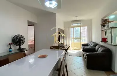 Apartamento semimobiliado 2 quartos canto do forte praia grande