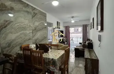 Apartamento canto do forte praia grande 2 dormitórios 1 banheiro vista mar
