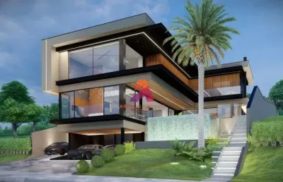 Casa à venda, 630 m² por r$ 6.900.000,00 cond reserva do paratehy  sj campos/sp