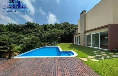 Casa moderna, 4 suítes, gourmet, piscina e vista panorâmica! granja viana