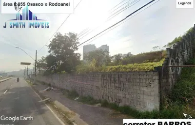 Terreno 6.057m² c/ frente  para o rodoanel/osasco-sp. todo murado e limpo.