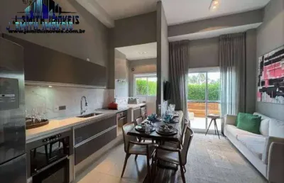 Apartamento com 1 quarto à venda na avenida são camilo, granja viana, cotia, 70 m2 por r$ 600.000