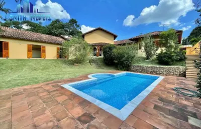 Casa impecável! térrea 4 suítes, piscina e espaço gourmet- recanto impla