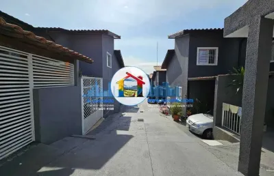 Belo sobrado em condomínio com 2 dormitórios e 1 vaga na vila joaniza!