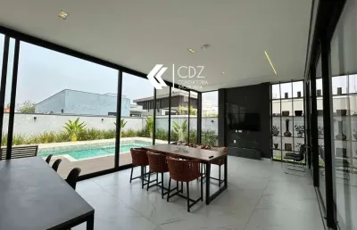 Casa em condomínio fechado com 3 quartos para alugar no alphaville nova esplanada, votorantim , 360 m2 por r$ 24.000