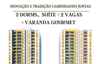 Apartamento 2 dorms 60m² c/ 1 suite paulínia lançamento!