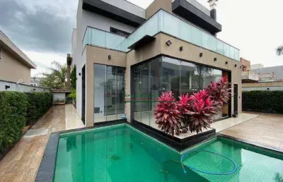 Casa com 5 dormitórios para alugar, 380 m² por r$ 18.874,89/mês - alphaville - ribeirão preto/sp