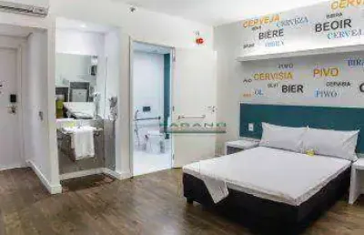 Apartamento com 1 dormitório à venda, 29 m² por r$ 470.000,00 - bosque das juritis - ribeirão preto/sp