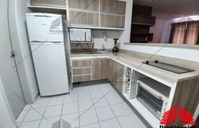 Studio mobiliado, próximo ao metrô 46m²,1 vaga garagem, varanda, área de lazer completa.