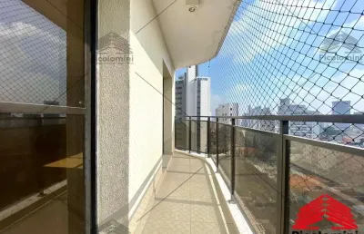 Apartamento 160m2 mooca, locação! suíte, demi suíte, sala para 3 ambientes, 2 vagas de garagem cobertas, sacada, 5 banheiros , 4 quartos, planejados