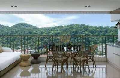 Apartamento com 3 dormitórios à venda, 125 m² por r$ 745.000,00 - canto do forte - praia grande/sp