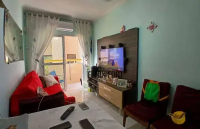 Apartamento com 1 dormitório à venda, 44 m² por r$ 320.000,00 - vila guilhermina - praia grande/sp
