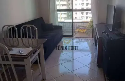 Apartamento com 1 dormitório para alugar, 65 m² por r$ 2.200,00/mês - vila guilhermina - praia grande/sp