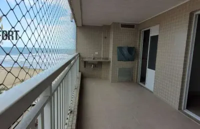 Apartamento com 3 dormitórios para alugar, 123 m² por r$ 6.000,00/mês - aviação - praia grande/sp