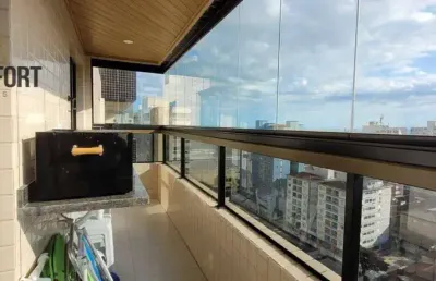 Apartamento com 2 dormitórios à venda, 91 m² por r$ 720.800,00 - boqueirão - praia grande/sp