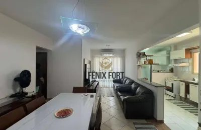 Apartamento com 2 dormitórios à venda, 85 m² por r$ 550.000 - canto do forte  , vista para o mar!