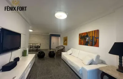 Apartamento com 3 dormitórios para alugar, 156 m² por r$ 7.500,00/mês - canto do forte - praia grande/sp