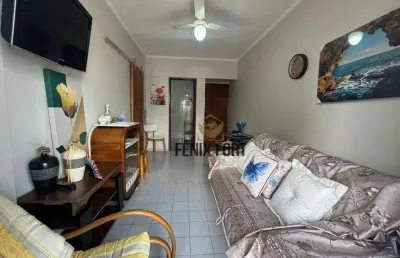 Apartamento com 1 dormitório, 51 m² - venda por r$ 350.000,00 ou aluguel por r$ 3.381,41/mês - canto do forte - praia grande/sp
