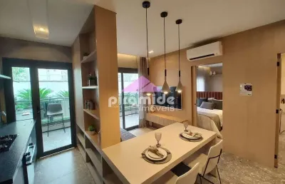 Apartamento com 1 dormitório à venda, 45 m² por r$ 600.000,00 - jardim aquarius - são josé dos camp