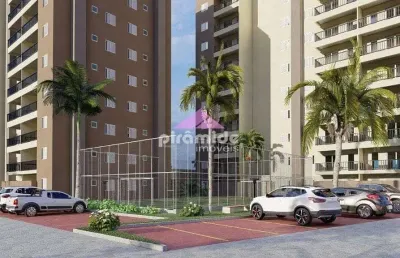 Apartamento com 2 dormitórios à venda, 56 m² por r$ 507.565,00 - indaiá - caraguatatuba/sp