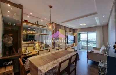 Apartamento com 3 dormitórios à venda, 84 m² por r$ 900.000,00 - jd california - jacareí/sp