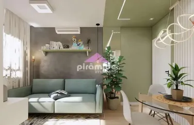 Apartamento com 2 dormitórios à venda, 50 m² por r$ 320.683,00 - jardim das gaivotas - caraguatatub