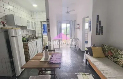 Apartamento com 1 dormitório à venda, 55 m² por r$ 268.000,00 - praia da maranduba - ubatuba/sp