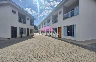 Casa com 2 dormitórios à venda, 72 m² por r$ 480.000,00 - massaguaçu - caraguatatuba/sp