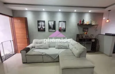 Sobrado com 2 dormitórios à venda, 100 m² por r$ 530.000,00 - praia das palmeiras - caraguatatuba/s