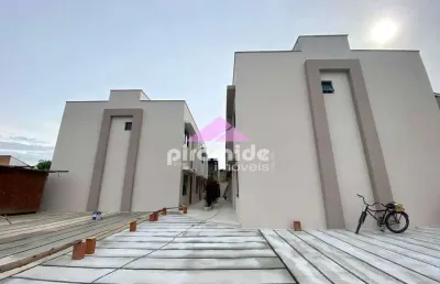 Casa com 2 dormitórios à venda, 85 m² por r$ 480.000,00 - pontal de santa marina - caraguatatuba/sp
