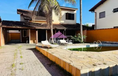 Casa com 4 dormitórios à venda, 240 m² por r$ 1.000.000,00 - pontal de santa marina - caraguatatuba
