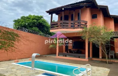 Casa com 4 dormitórios à venda, 399 m² por r$ 950.000,00 - massaguaçu - caraguatatuba/sp
