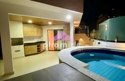 Cobertura / penthouse à venda, parque residencial aquarius, são josé dos campos, sp