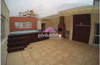 Cobertura à venda, 255 m² por r$ 1.790.000,00 - jardim aquarius - são josé dos campos/sp