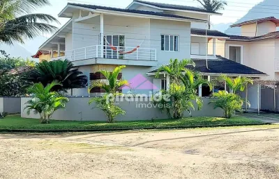 Casa com 4 dormitórios à venda, 290 m² por r$ 1.500.000,00 - massaguaçu - caraguatatuba/sp