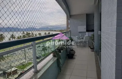 Apartamento com 4 dormitórios à venda, 158 m² por r$ 2.200.000,00 - sumaré - caraguatatuba/sp