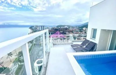 Cobertura com 4 dormitórios à venda, 345 m² por r$ 2.400.000,00 - martim de sá - caraguatatuba/sp